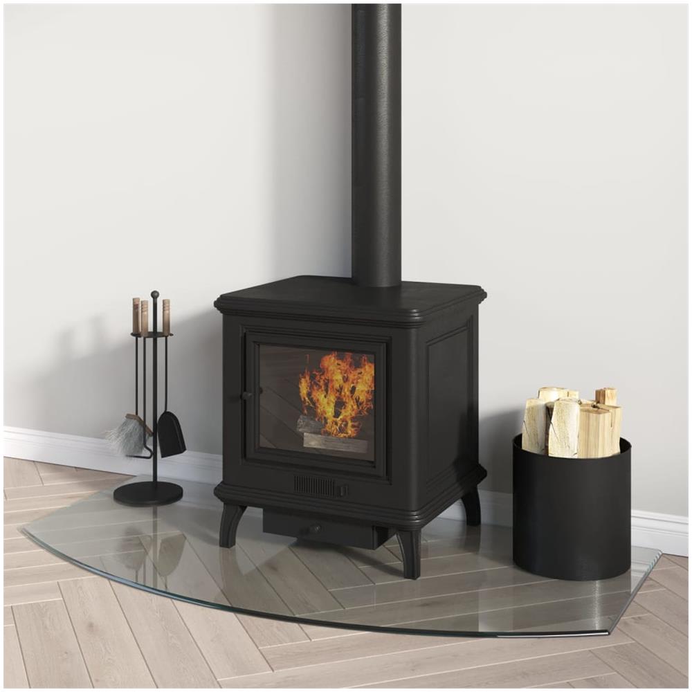 Lastra In Vetro Per Caminetto 100x50 Cm - Foto 3