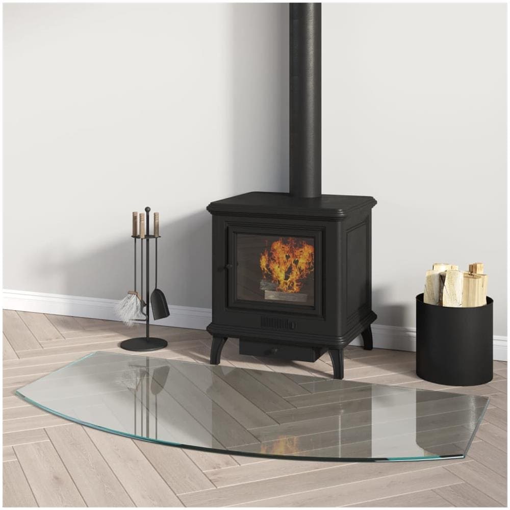 Lastra In Vetro Per Caminetto 100x50 Cm - Foto 1