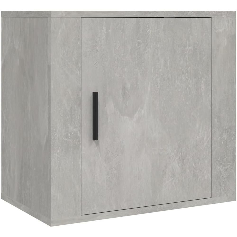 Comodino A Muro Grigio Cemento 50x30x47 Cm - Foto 2