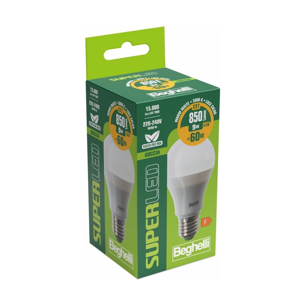 SuperLED Lampadina a risparmio energetico 9 W E27 F - Foto 3