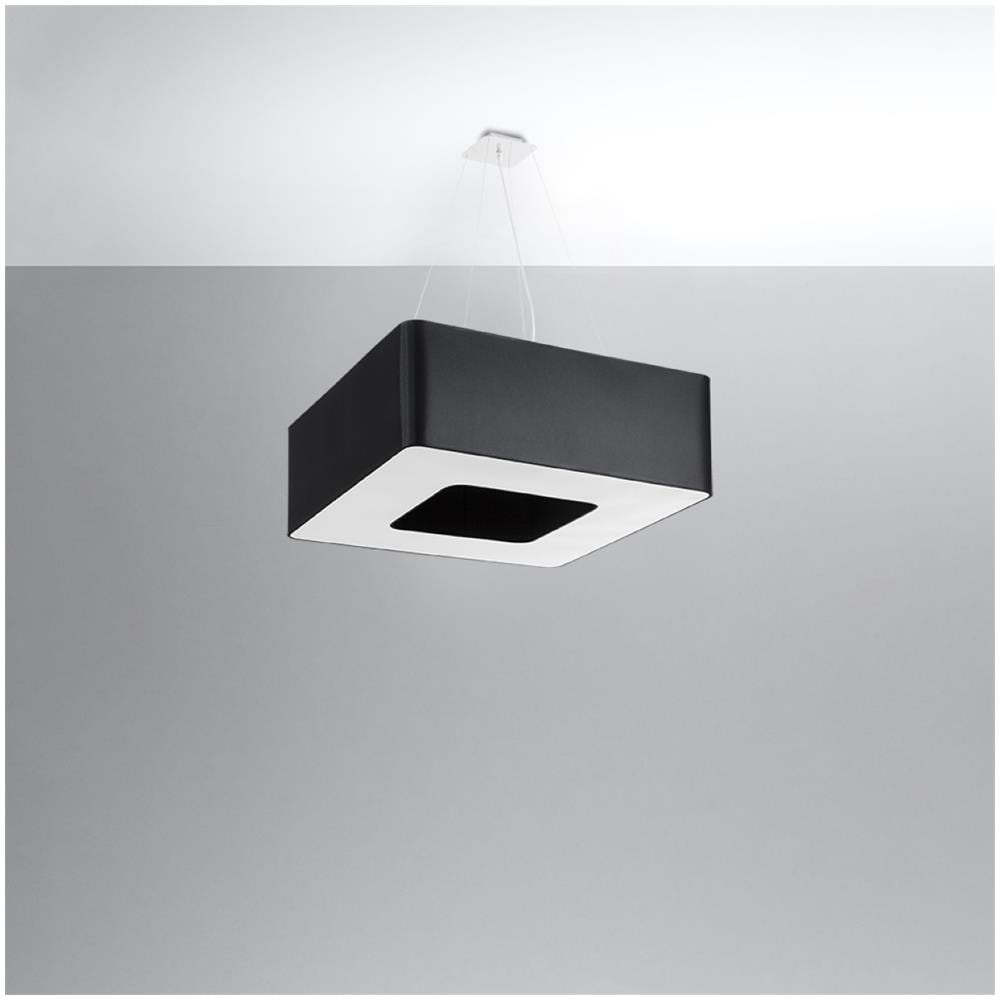 Lampadario Urano 60 Nero Sl. 0784 - Minimalista Lampadari Nero 112x60x60 Cm - Foto 2