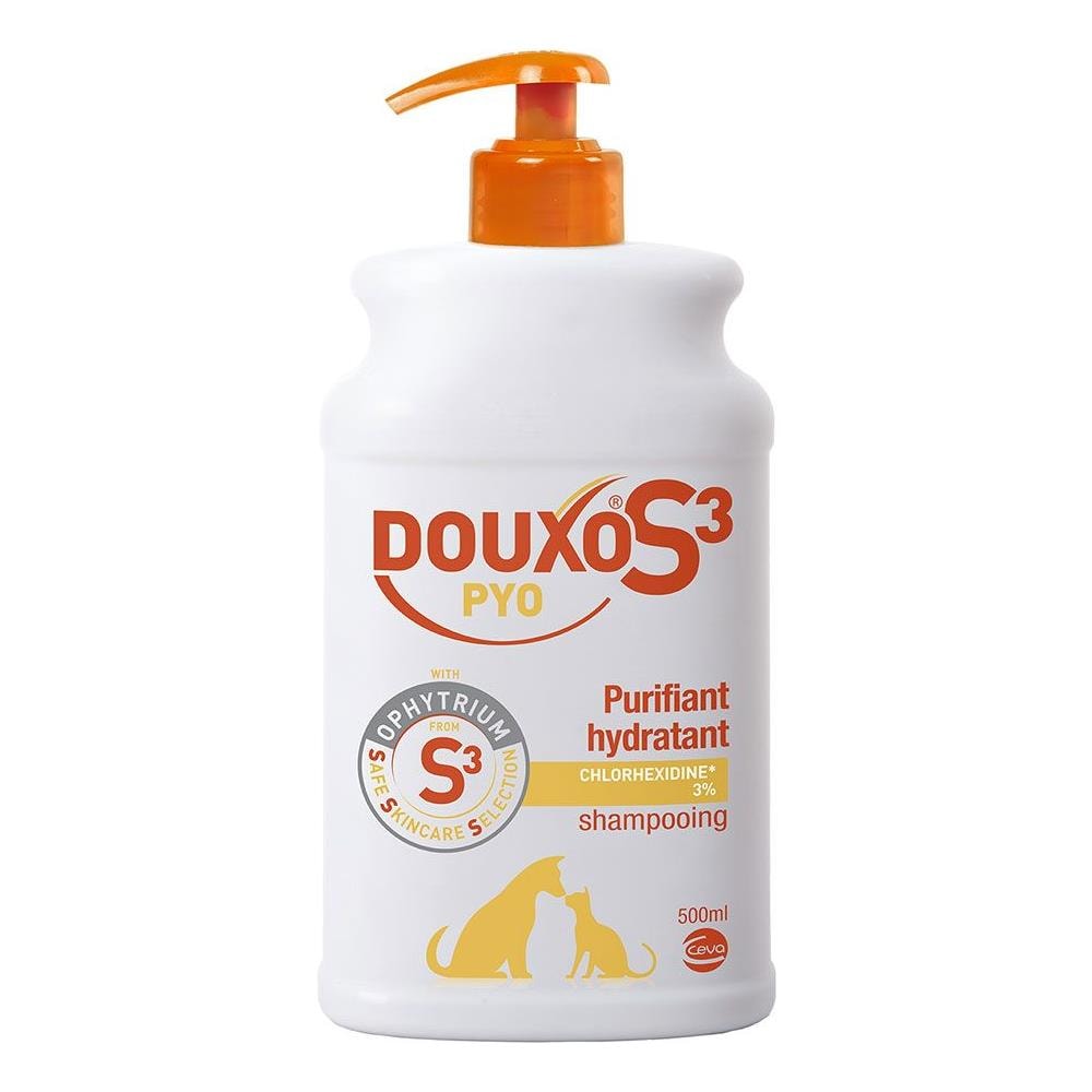 Shampoo Purificante E Idratante 500ml Douxo S3 Pyo Clorexidina 3% - Foto 1