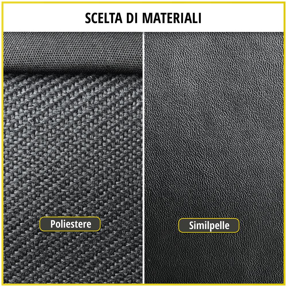 Transporter Coprisedili In Tessuto Per Fiat Doblo Ii, Sedile Singolo Passeggero - Foto 2