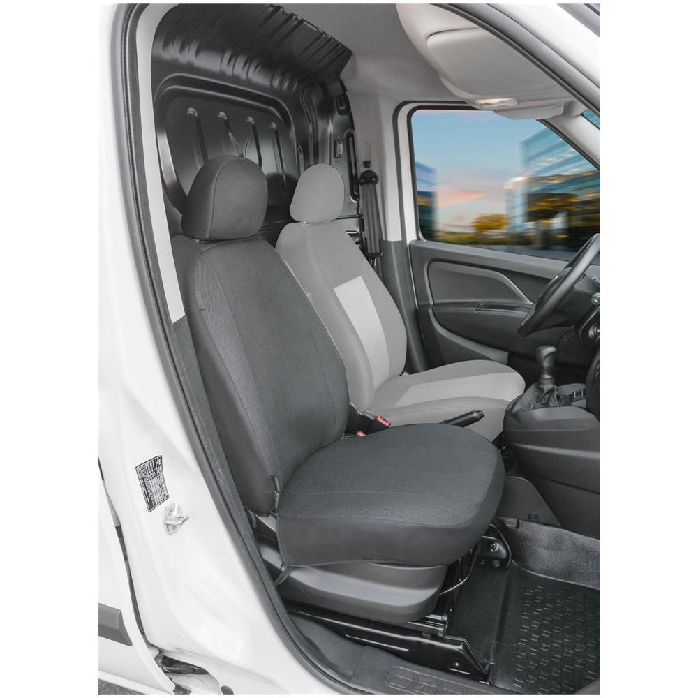 Transporter Coprisedili In Tessuto Per Fiat Doblo Ii, Sedile Singolo Passeggero - Foto 1