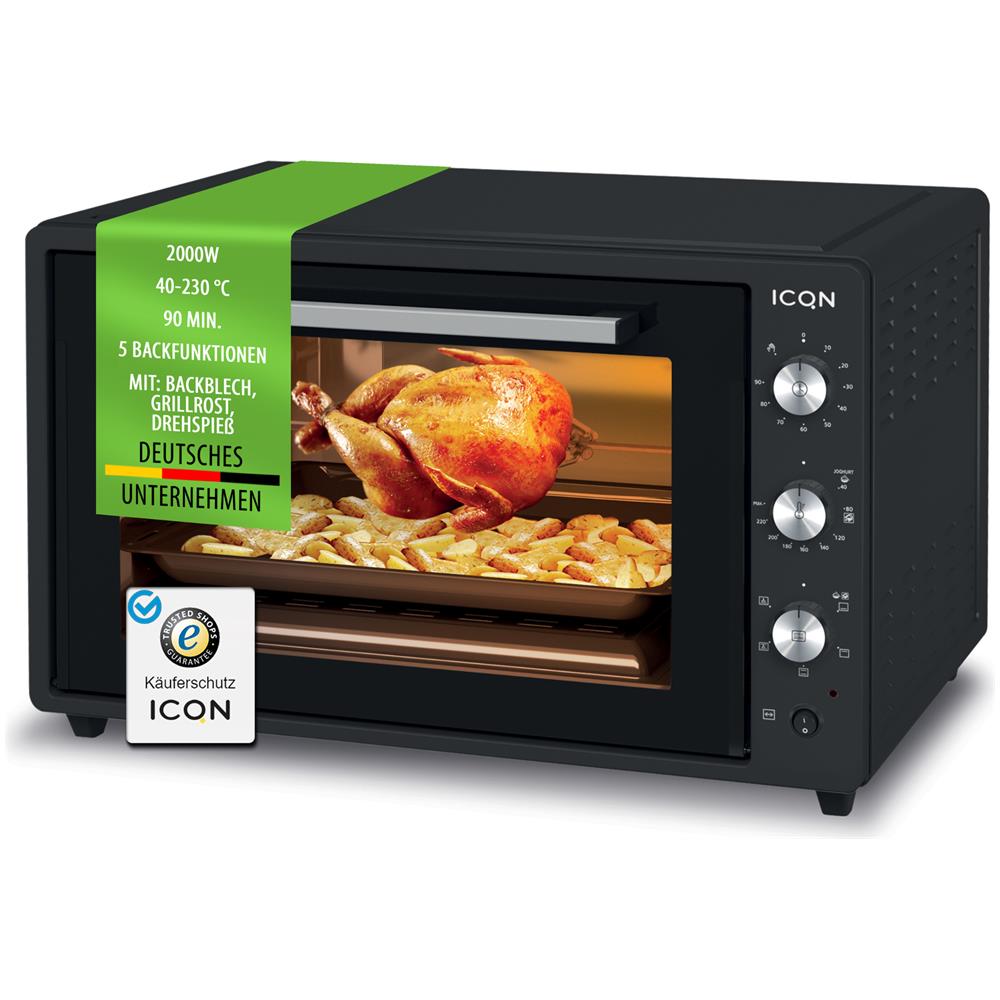 -70lt-Black Forni Elettrici 60 L 1800 W Antracite - Foto 1