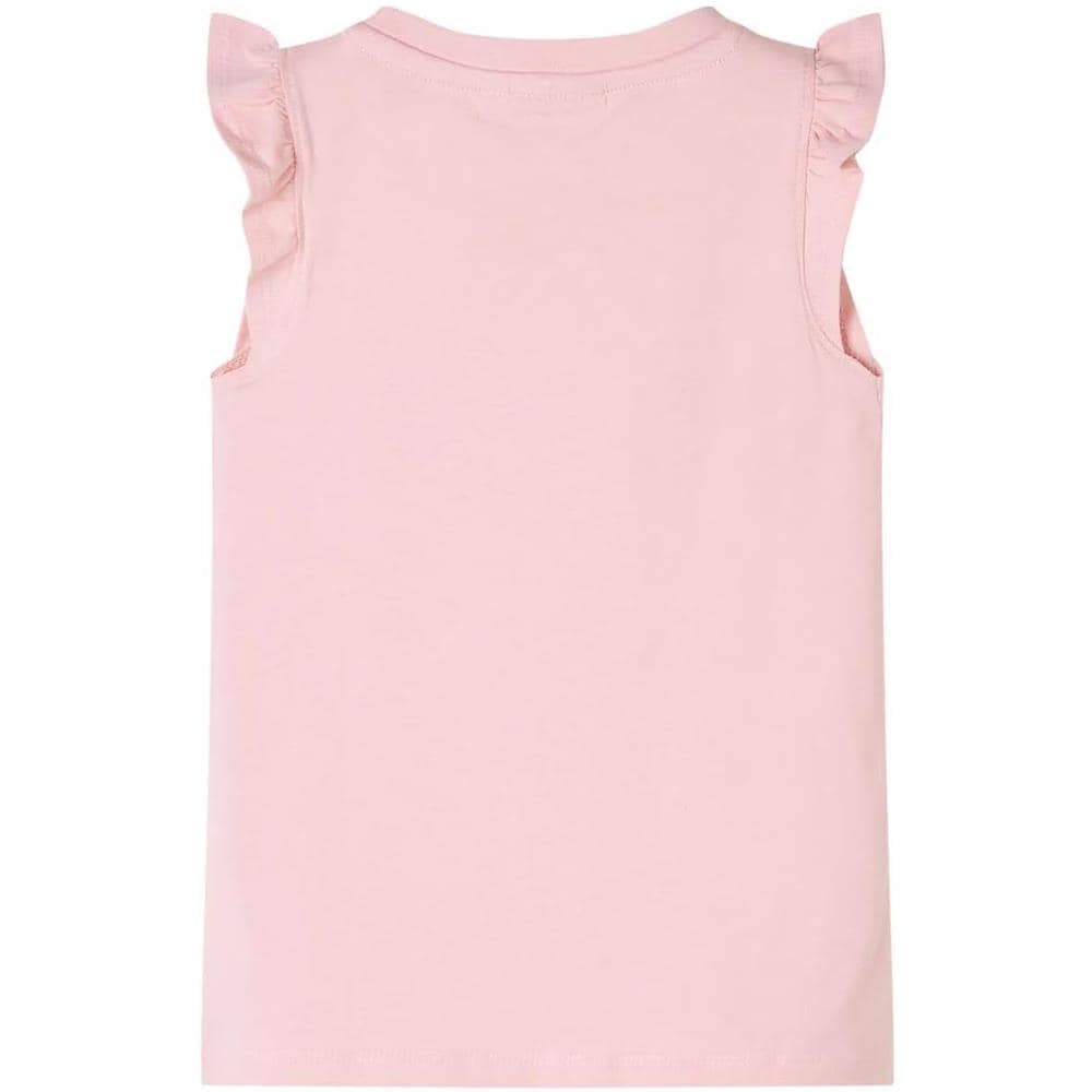 Maglietta da Bambina con Maniche Volant Rosa Chiaro 92 - Foto 2