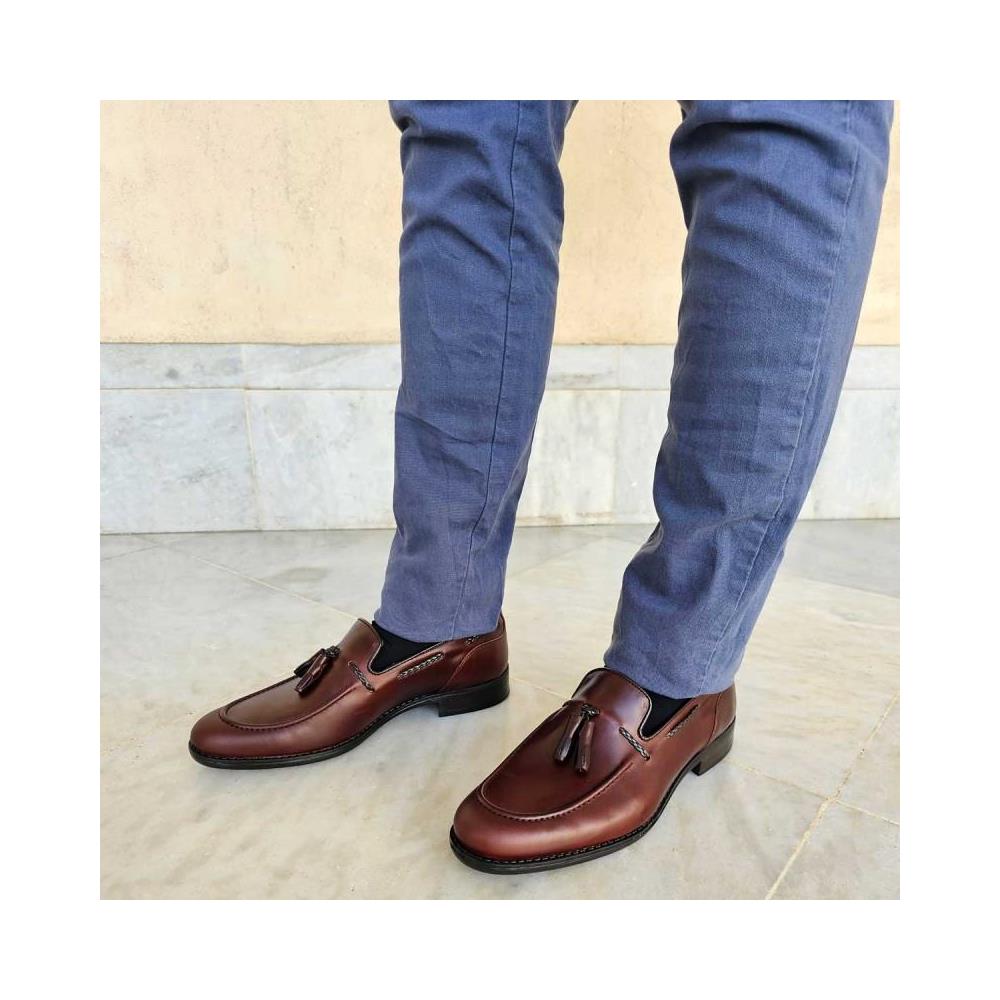 Mocassino Moretto3 Marrone. - Foto 8