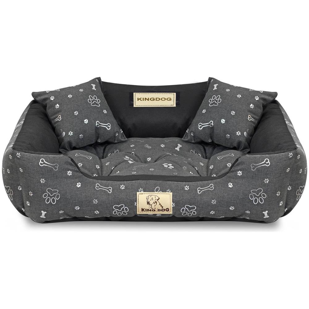 75x65 cm KINGDOG Cuccia per cani impermeabile personalizzabile Silver Bones - Foto 2