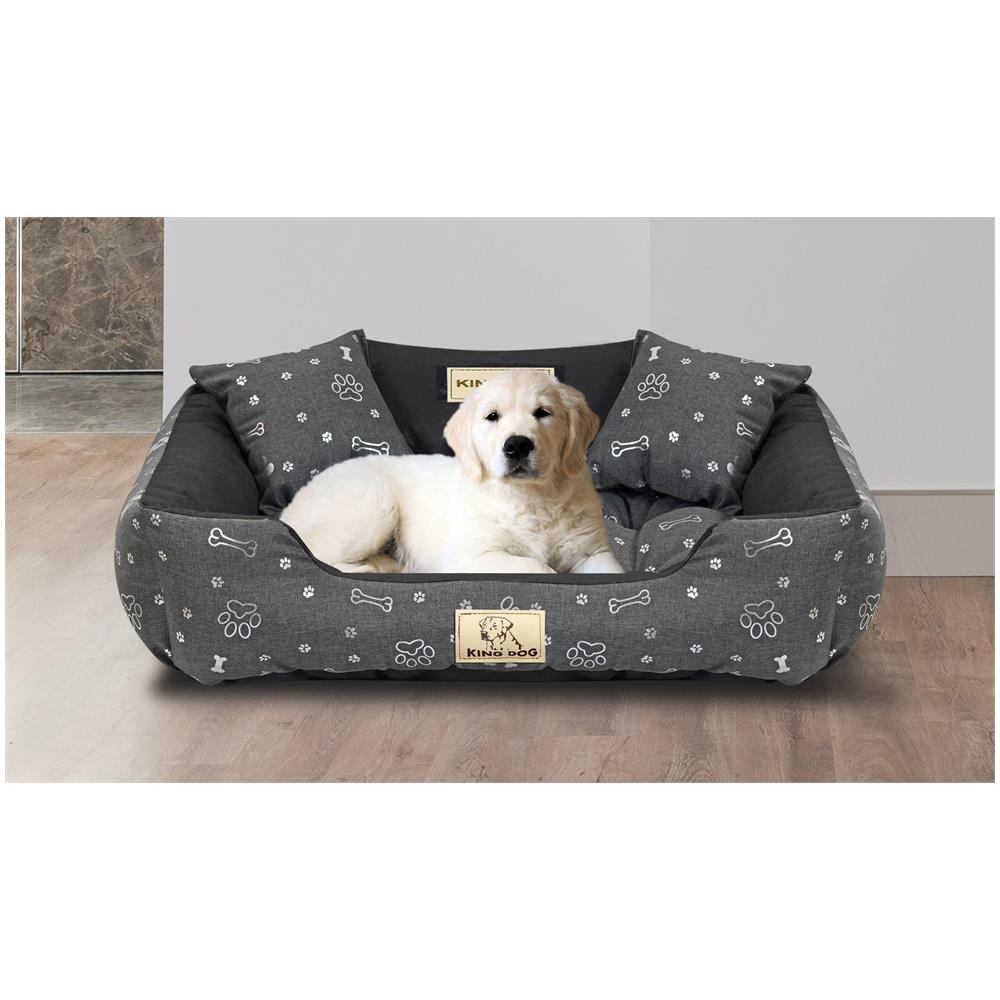 75x65 cm KINGDOG Cuccia per cani impermeabile personalizzabile Silver Bones - Foto 9