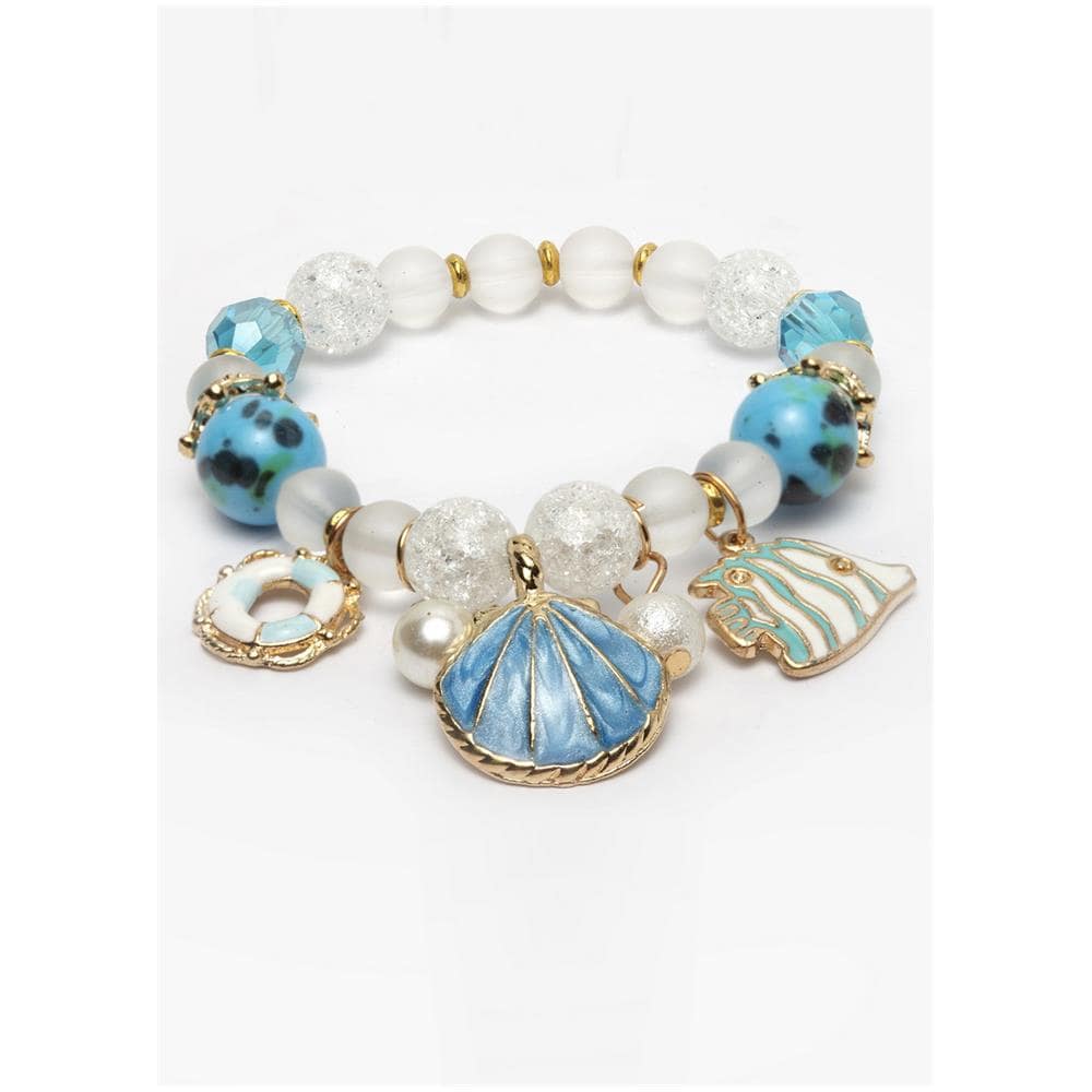 Bracciale Boho con Perline a Seme di Conchiglia - Foto 1
