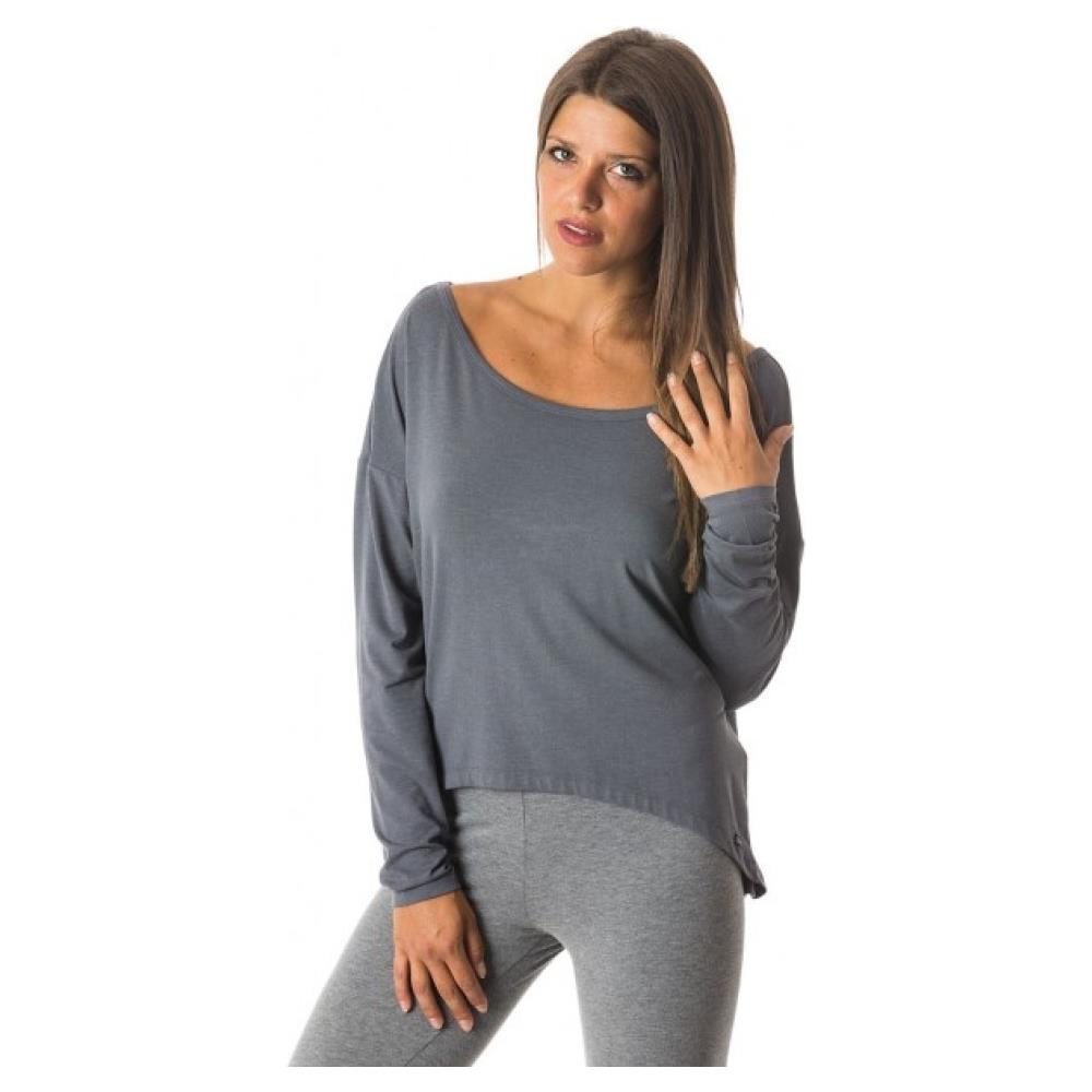Maglia Donna Yoga Maxi Jersey Grigio M - Foto 1