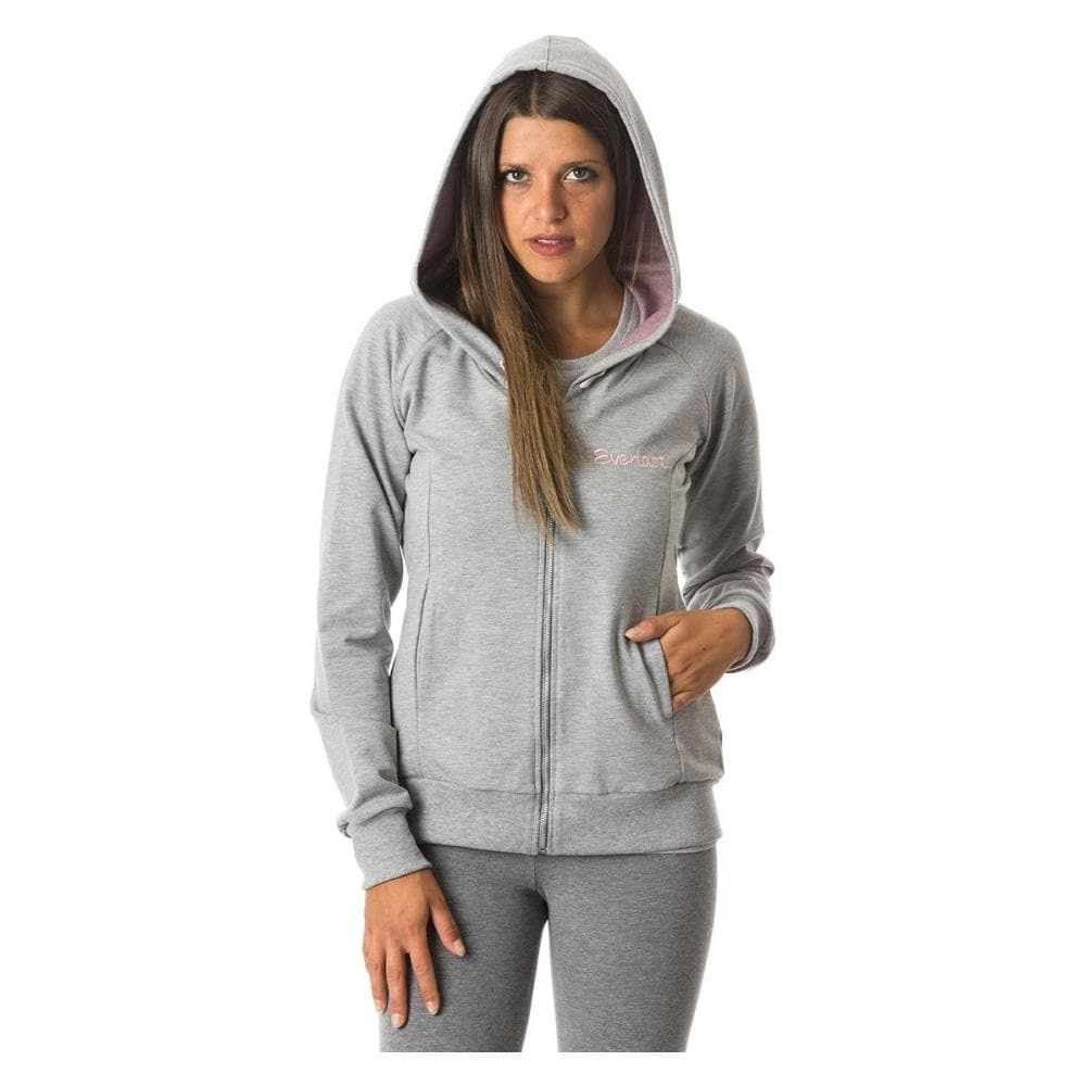 Felpa Donna Strech Full Zip M Grigio Rosa - Foto 2