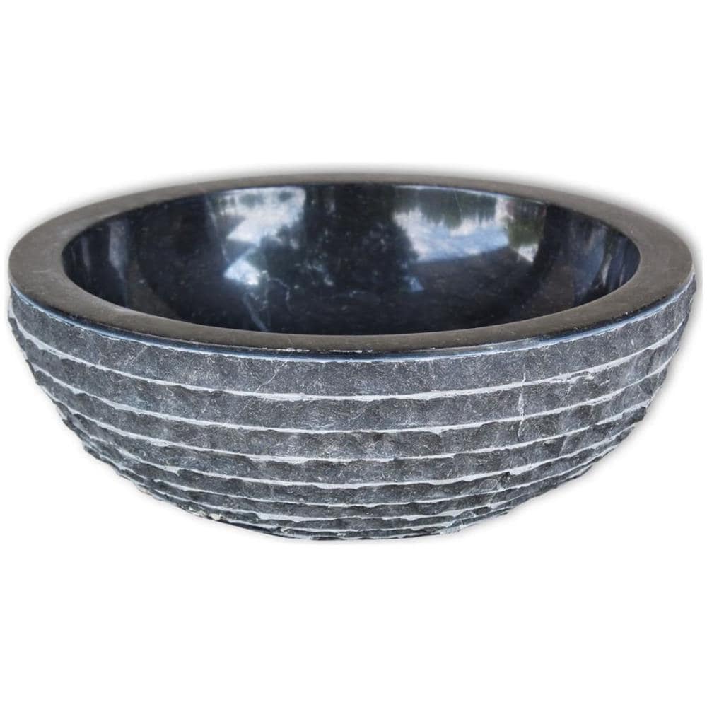Lavandino In Marmo 40 Cm Nero - Foto 2