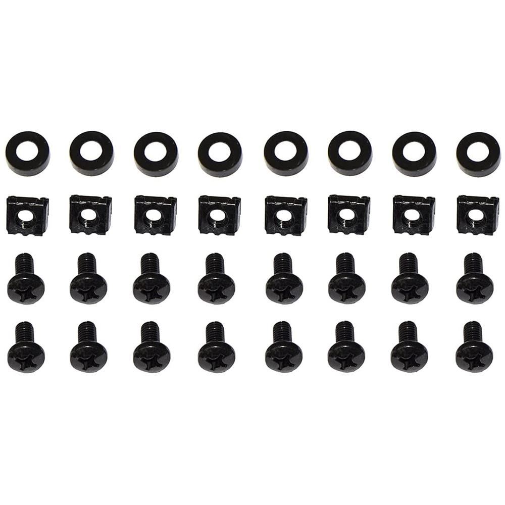 Ripiano per Armadio Rack 19" Allungabile 550mm con 4 Agganci Nero - Foto 3