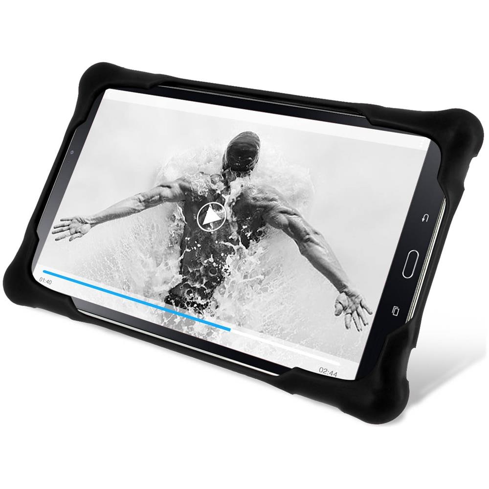 Bumper In Silicone Anti Shock Universale Per Tablet Da 7 A 9 Pollici - Nera - Foto 2