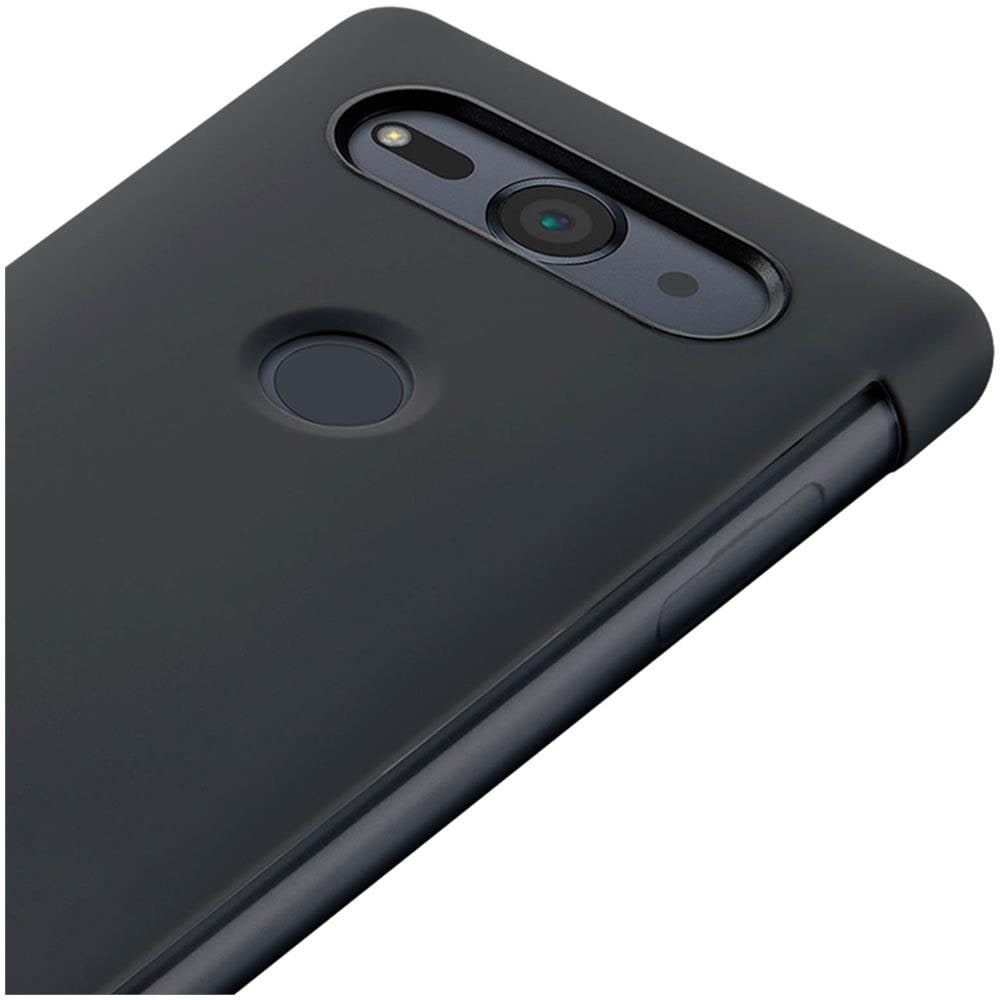 Custodia Xperia Xz2 Compact Originale Tattile Style Cover Stand Nero - Foto 5