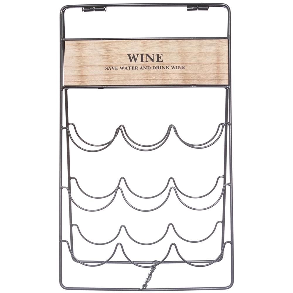 Portabottiglie In Ferro, Da 30x49 Cm Marrone - Foto 1