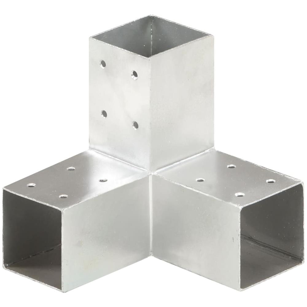 Connettore Per Pali A Forma Di Y In Metallo Zincato 71x71 Mm - Foto 1