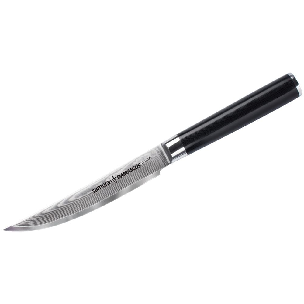 Damasco Professionale Giapponese, Cucina Steak Knife 120 Millimetri / 4,7’ ’. G-10 Della Maniglia. Durezza 61 Hrc - Foto 1
