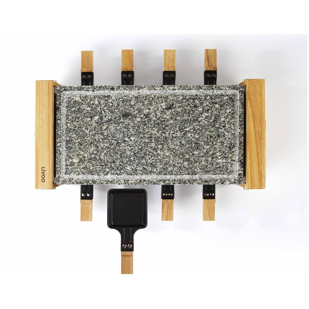 Macchina Per Raclette Livoo - Per 4 Persone, 600W, Con Pietra Per Grigliare, Modello DOC242 - Foto 6