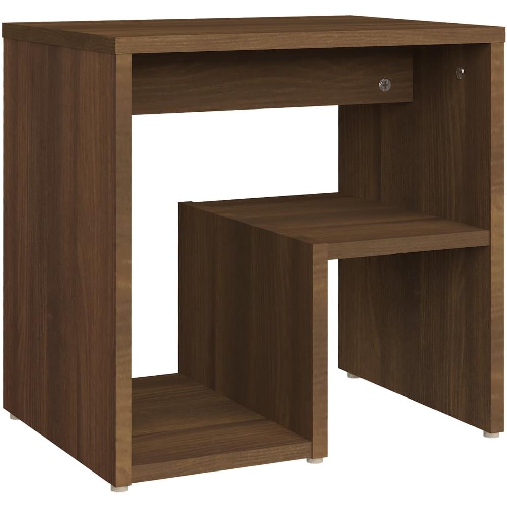 Comodini Rovere Marrone 2 Pz 40x30x40 Cm In Legno Multistrato - Foto 2