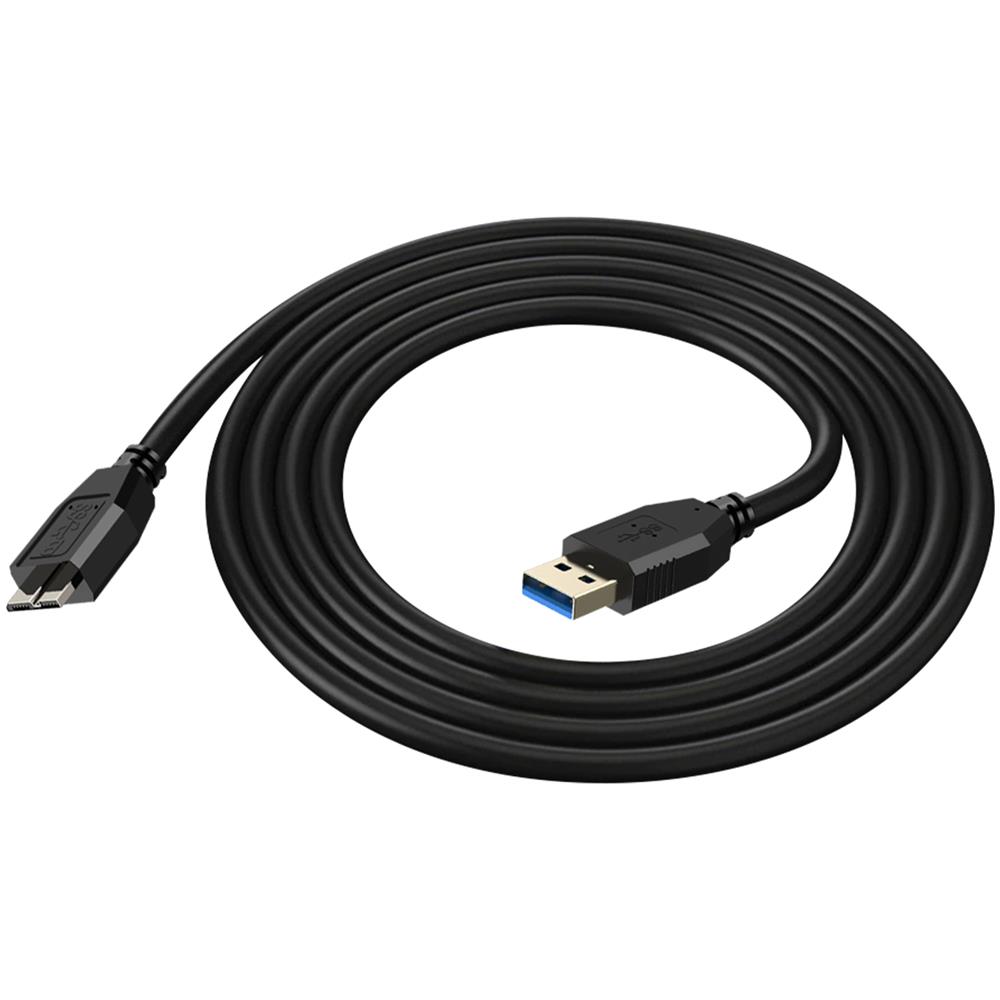 Cavo Usb 3.0 Micro B Per Samsung Galaxy S5 Note 3 / Note Pro 12.2 Nero 1,8 M - Foto 2