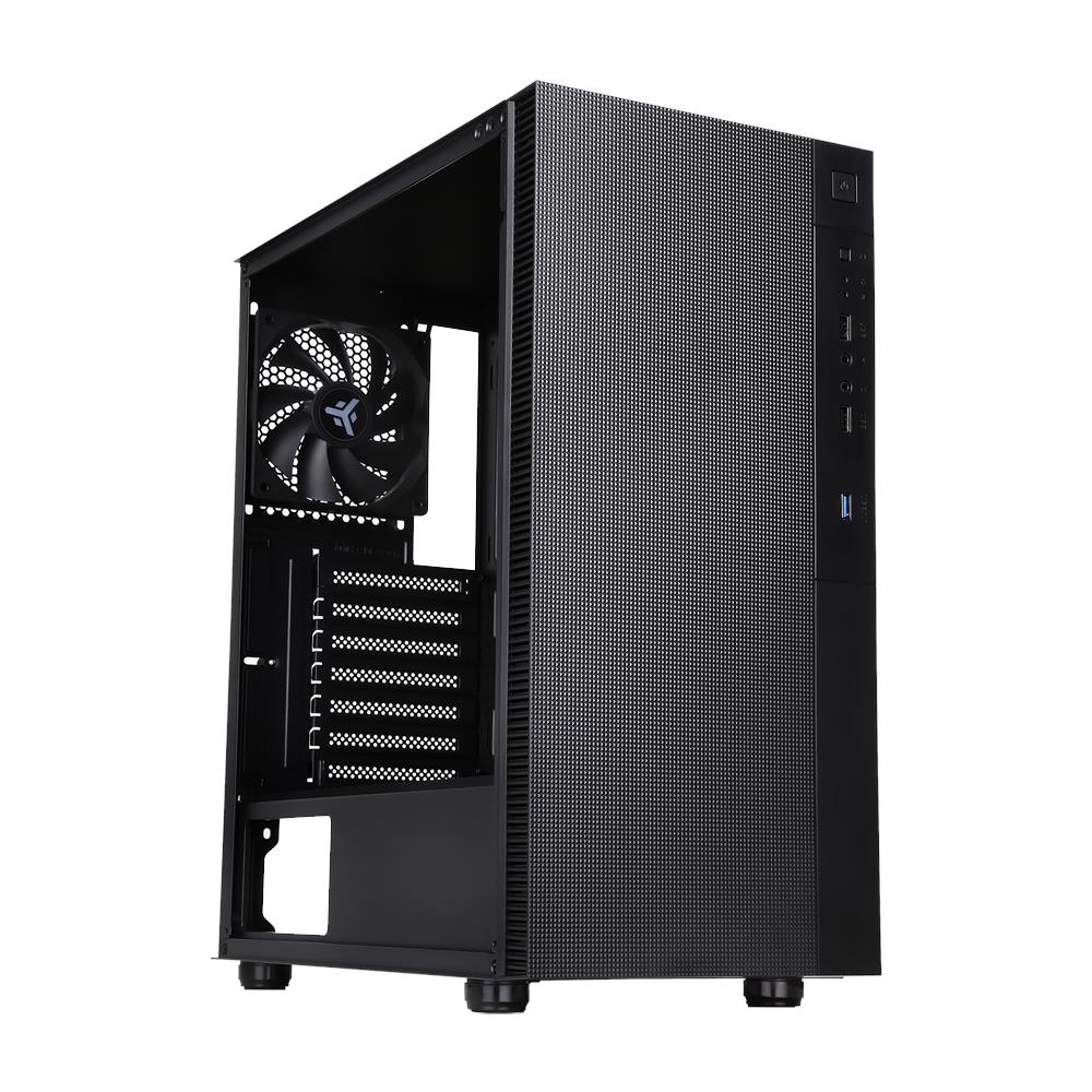 Case Sylent 03 Middle Tower ATX /ITX / micro ATX 2 Porte USB 2.0 / 1x USB 3.2 Gen 1 Colore Nero - Foto 2