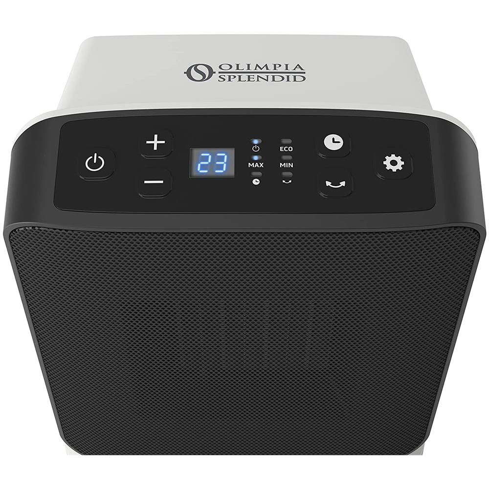 Termoventilatore Ceramico Caldo Trendy Potenza 1800 Watt Colore Nero /Bianco - Foto 2