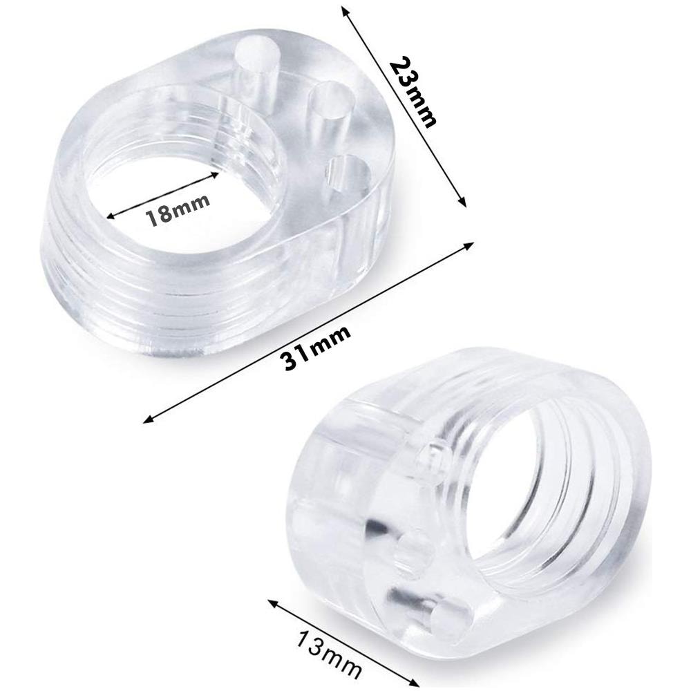 Protezione Murale Per Maniglie Delle Porte, Confezione Da 6 Transparent - Foto 7