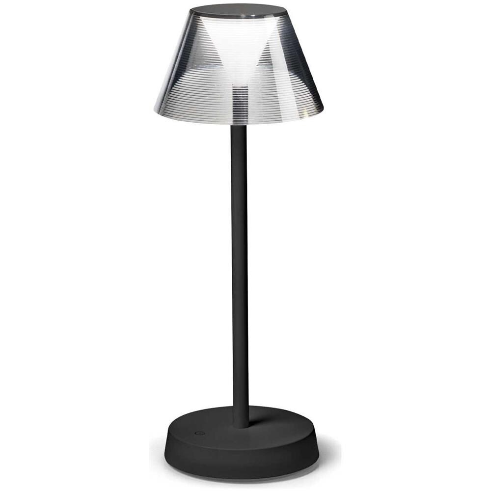 Lampada Da Tavolo Lolita Tl Nero - D125xh345mm - Foto 1