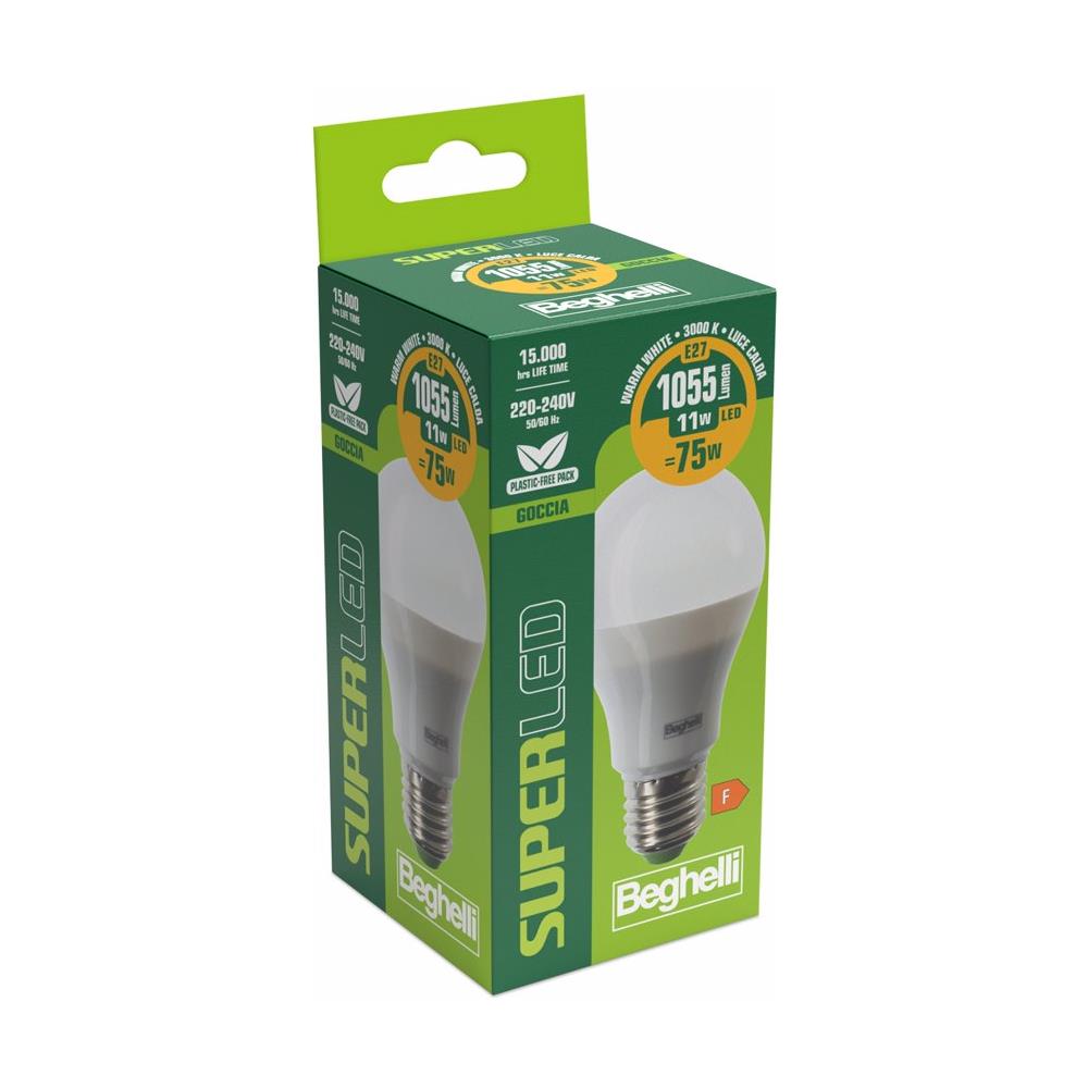 SuperLED Lampadina a risparmio energetico 11 W E27 F - Foto 3