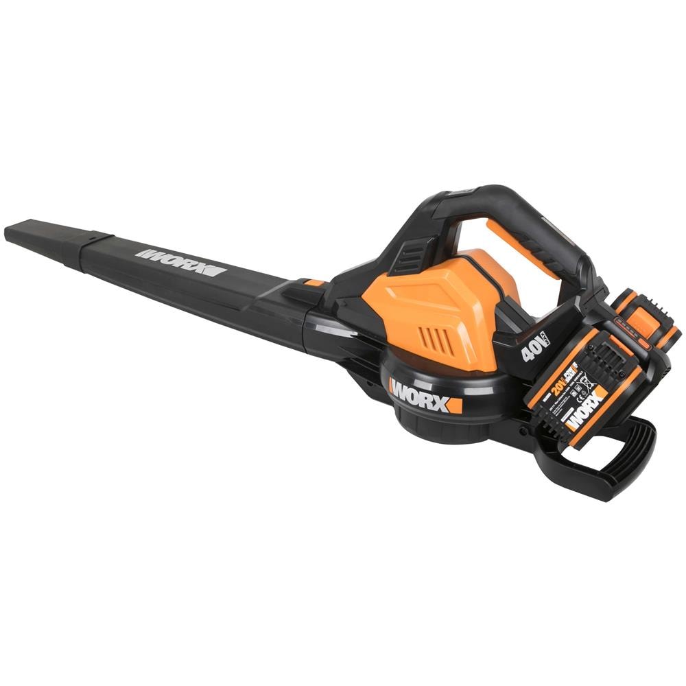 WG583E. 9 soffiatore di foglie cordless 209 km /h Nero 20 V Ioni di Litio - Foto 1