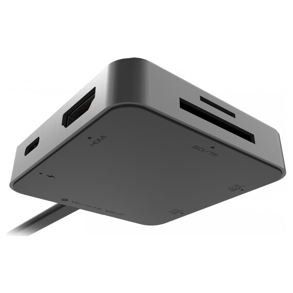 Mini stazione USB Type-C Hubee Light TCM05UF 100W Grigio siderale - Foto 6