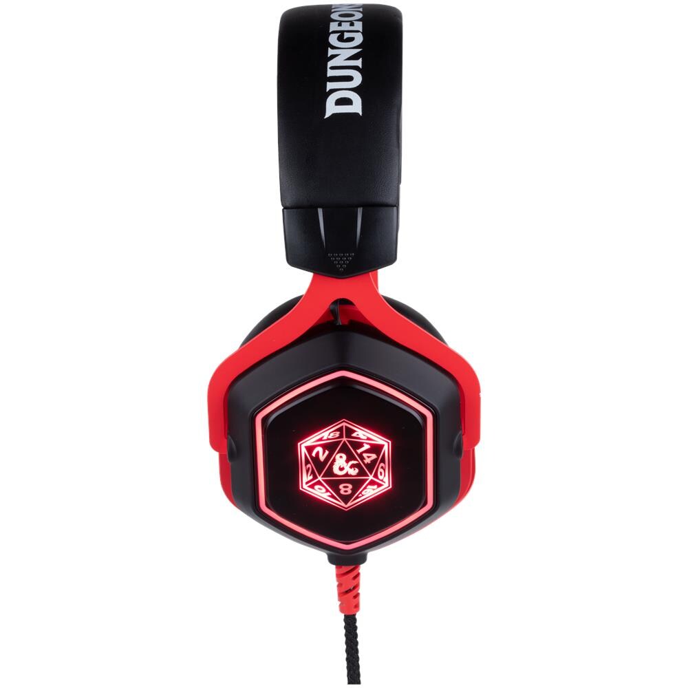 KX DND D20 7.1 GAMING HEADEST Auricolare Cablato A Padiglione USB tipo A Nero, Rosso - Foto 2