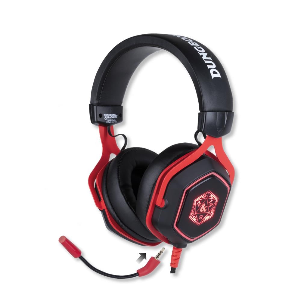 KX DND D20 7.1 GAMING HEADEST Auricolare Cablato A Padiglione USB tipo A Nero, Rosso - Foto 1