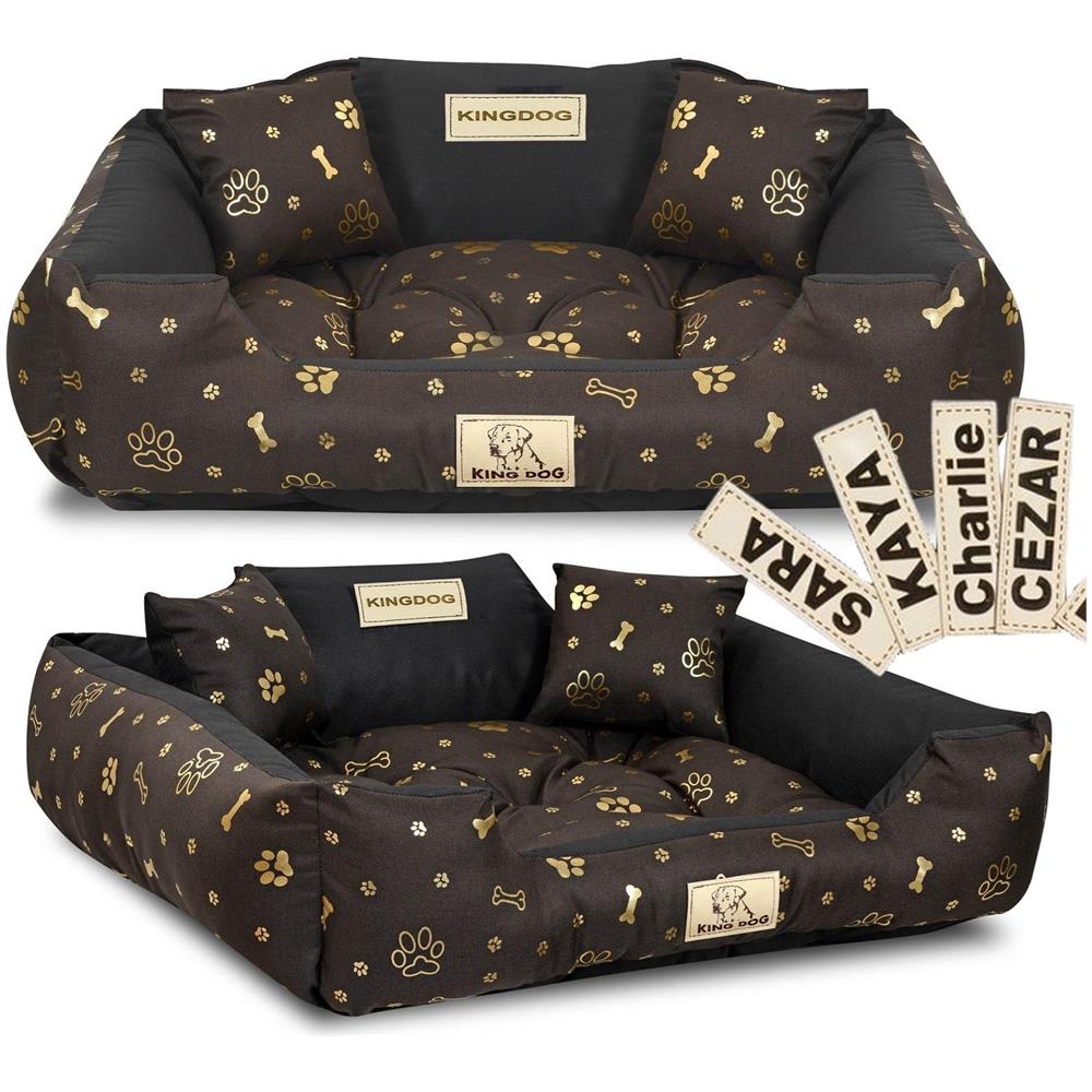 75x65 cm KINGDOG Cuccia per cani impermeabile personalizzabile Golden Bones - Foto 1