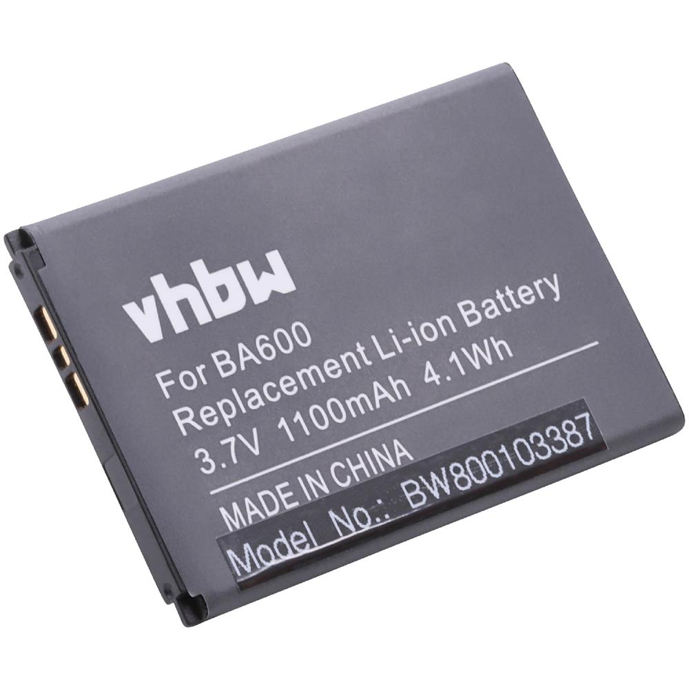 Batteria Li-ioni 1100mah Per Sony Ericsson Kumquat, Lt26, Lt26a, Lt26i, St25, St25i, Xperia S, Xperia U Sostituisce Ba600 - Foto 2