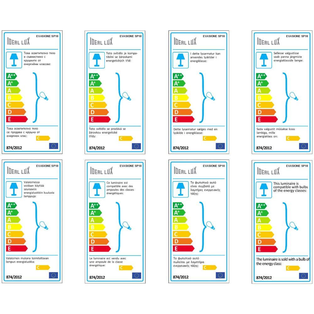 Lampada A Sospensione 10 X 40w G9 Ideal Lux Cromo - Foto 3