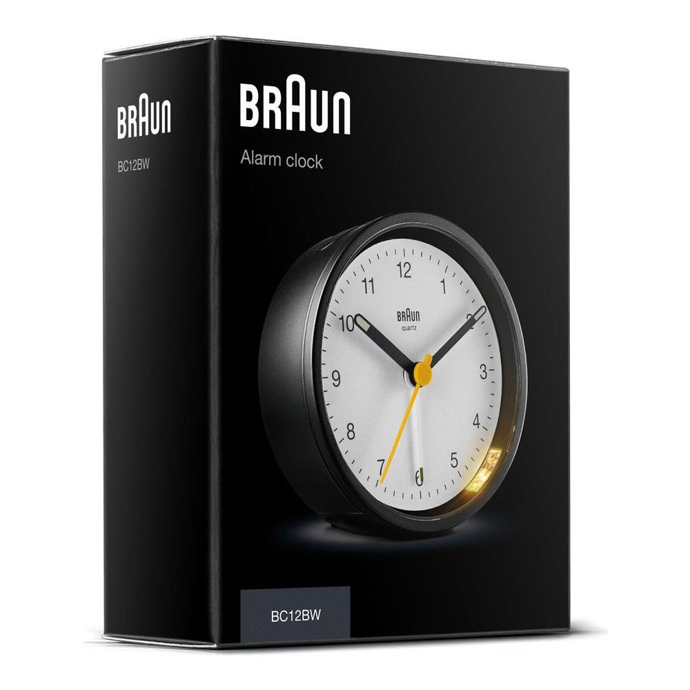 BC 12 BW Sveglia al quarzo nero - Foto 6