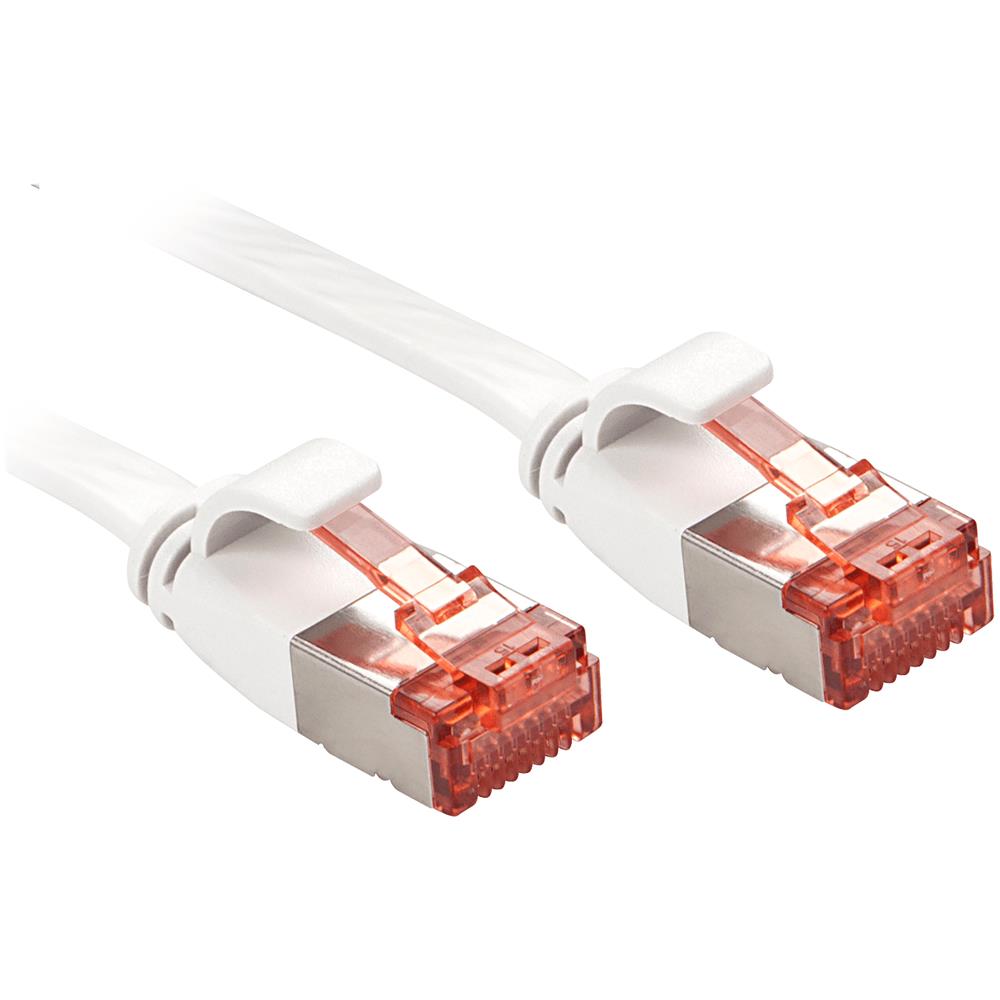 47562 Cavo Di Rete U / ftp Cat. 6 Flat Bianco, 2m - Foto 1