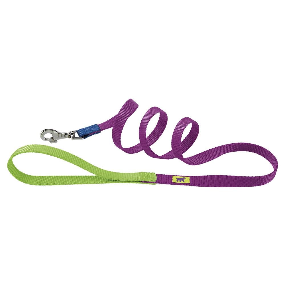 Guinzaglio Club Colours Per Cani Viola G25/120= 20 Mm X L 120 Cm - Foto 3
