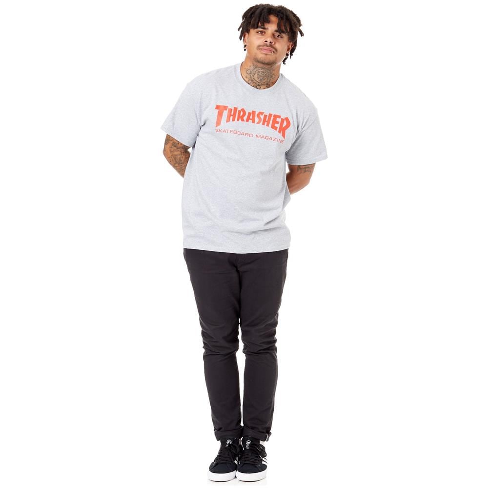 T-shirt Skate Mag Grigio Rosso (xl, Grigio) - Foto 4