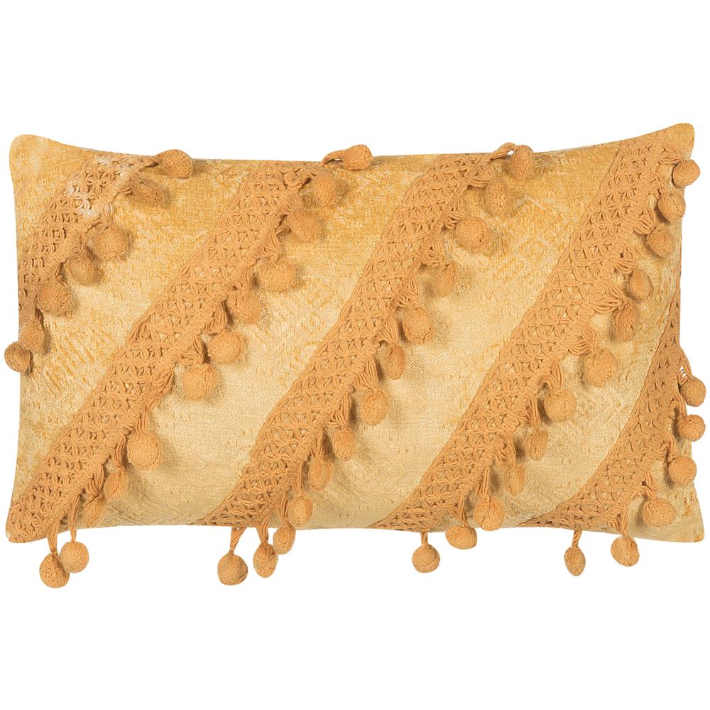 Cuscino Decorativo 30 X 50 Cm Giallo Ayroor - Foto 1