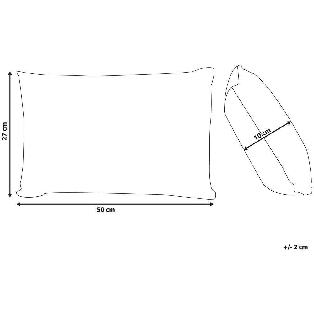 Cuscino Decorativo 30 X 50 Cm Giallo Ayroor - Foto 2