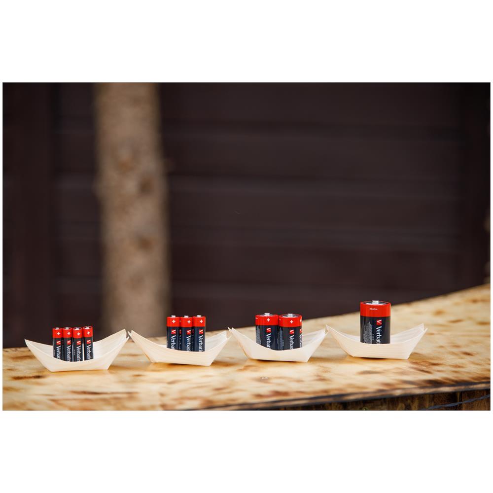 1x8 Verbatim Alkaline Batterie Micro AAA LR 03 49502 - Foto 1