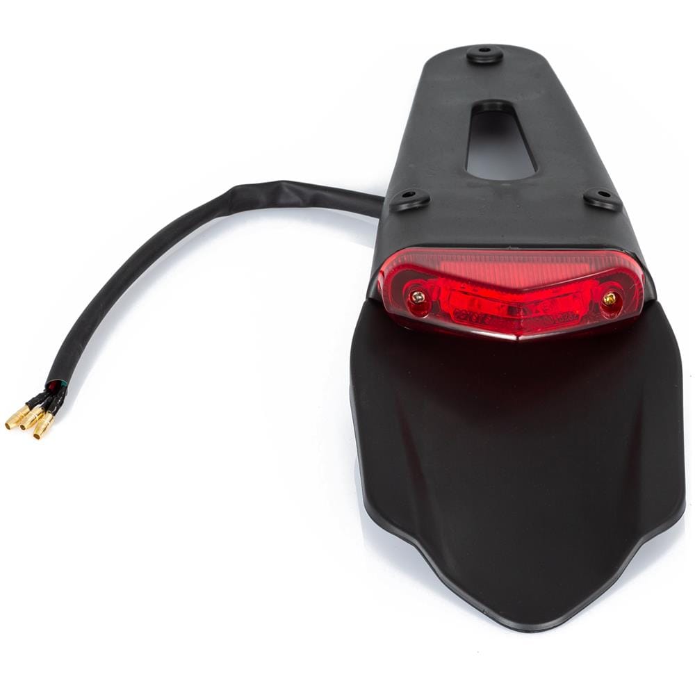Fanale Stop Posteriore Led Omolgoato Parafango Targa Moto Motocross Universale - Foto 3