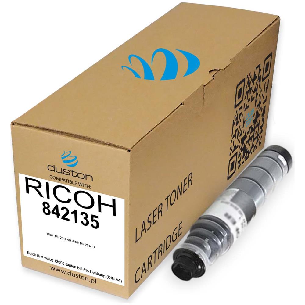 TONER COMPATIBILE - 5x 842135 Negro Compatible Con Ricoh Mp2014 Ad Ricoh Mp2014 D - Foto 2