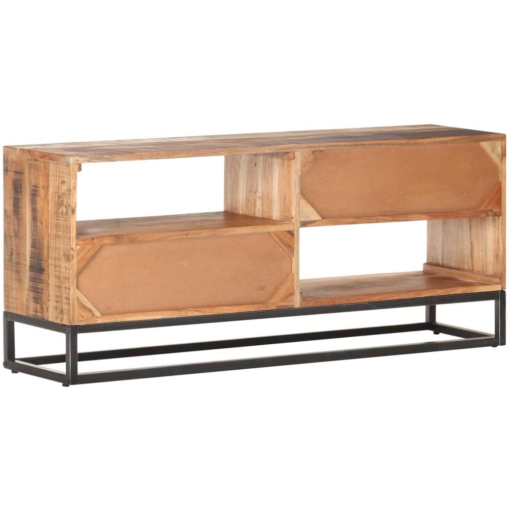 Mobile Porta TV 120x30x50 cm in Legno di Acacia Grezzo - Foto 2