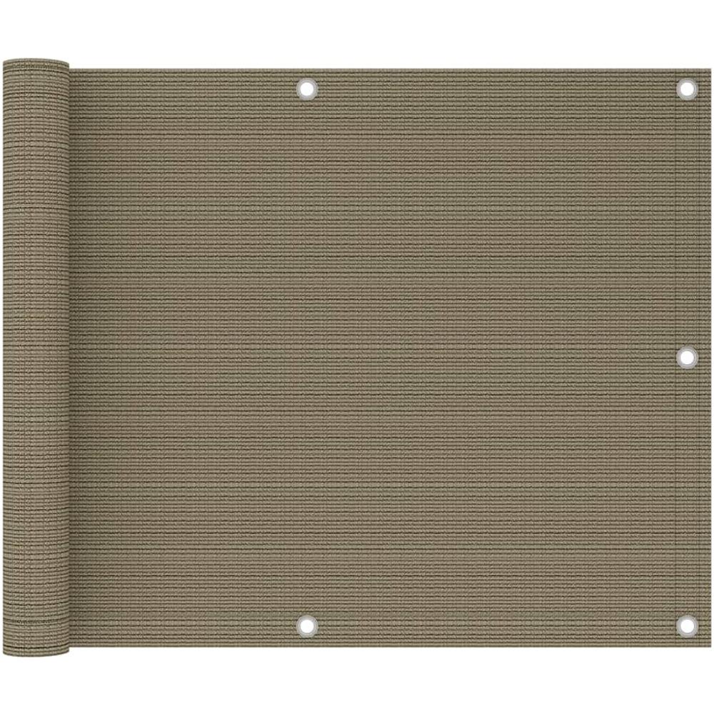 Paravento da Balcone Grigio Talpa 75x300 cm in HDPE - Foto 1
