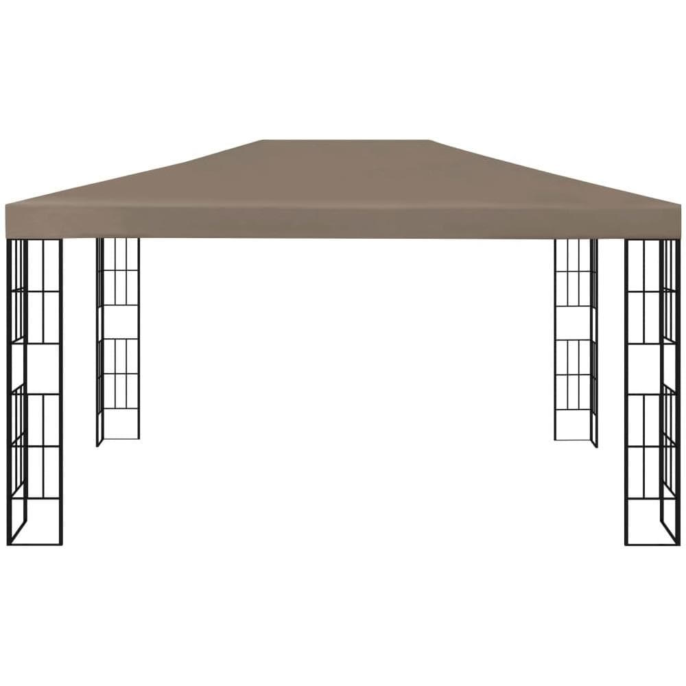 Gazebo con Luci a Stringa LED 34 m Grigio Talpa - Foto 2